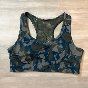 Zyia olive camo bomber bra RC